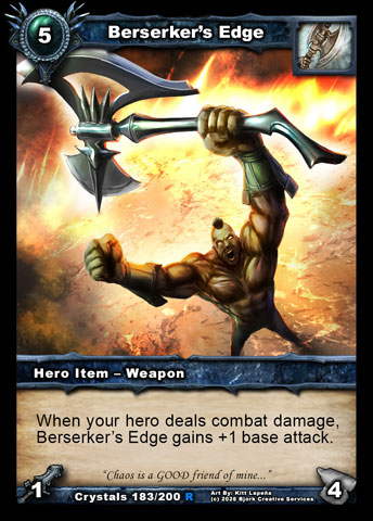 Berserker's Edge (Warrior Item - Weapon)