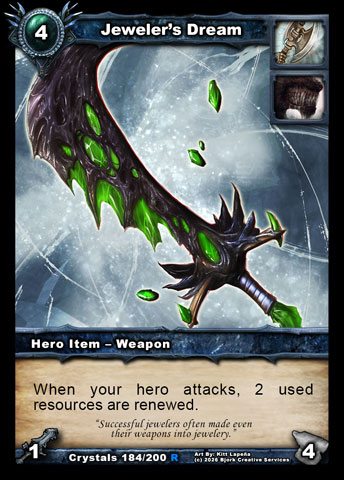 Jeweler's Dream (Warrior, Wulven Item - Weapon)