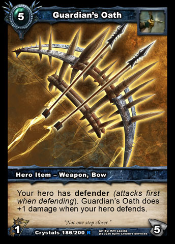 Guardian's Oath (Hunter Item - Weapon)