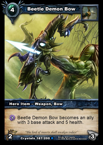 Beetle Demon Bow (Hunter Item - Weapon)