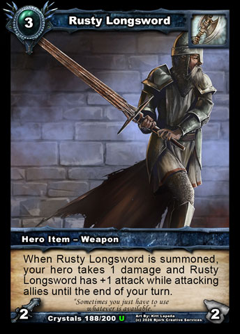 Rusty Longsword (Warrior Item - Weapon)