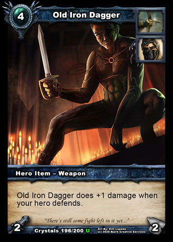 Old Iron Dagger (Hunter, Rogue Item - Weapon)