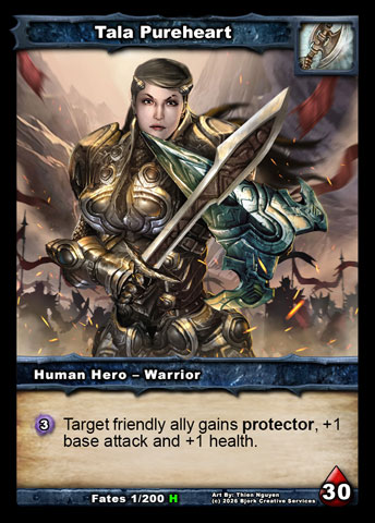 Tala Pureheart (Human Warrior Hero)