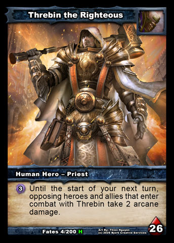 Threbin the Righteous (Human Priest Hero)