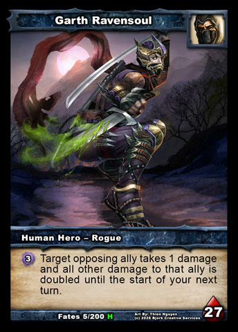 Garth Ravensoul (Human Rogue Hero)