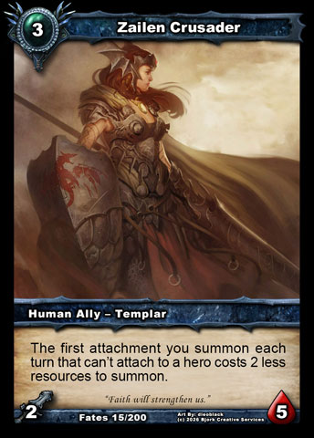 Zailen Crusader (Human Ally - Templar)
