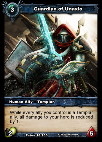 Guardian of Unaxio (Human Ally - Templar)