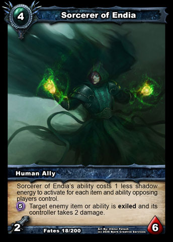 Sorcerer of Endia (Human Ally)