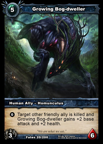 Growing Bog-dweller (Human Ally - Homunculus)