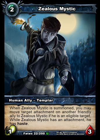 Zealous Mystic (Human Ally - Templar)