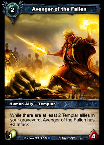 Avenger of the Fallen (Human Ally - Templar)