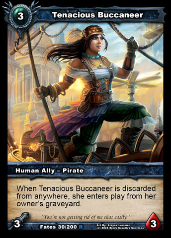 Tenacious Buccaneer (Human Ally - Pirate)
