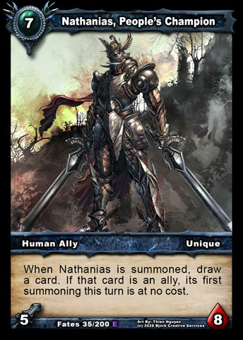 Nathanias, People's Champion (Human Ally)