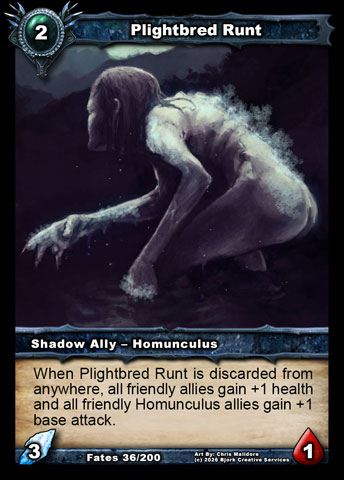 Plightbred Runt (Shadow Ally - Homunculus)