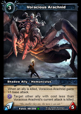Voracious Arachnid (Shadow Ally - Homunculus)