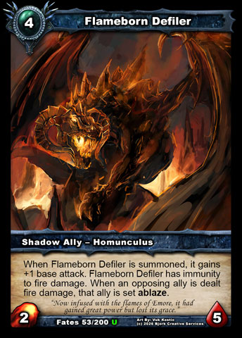 Flameborn Defiler (Shadow Ally - Homunculus)