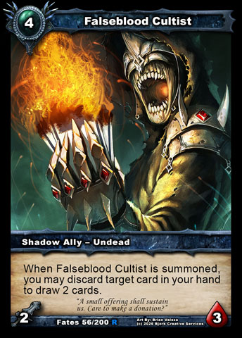 Falseblood Cultist (Shadow Ally - Undead)