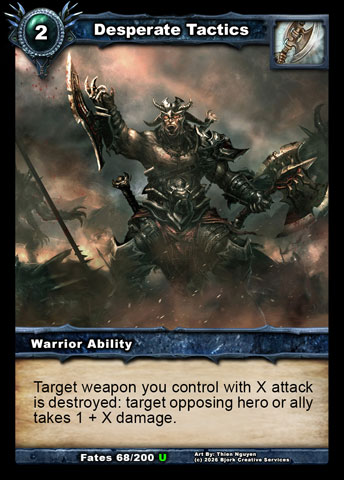 Desperate Tactics (Warrior Ability)