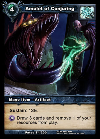 Amulet of Conjuring (Mage Item - Artifact)