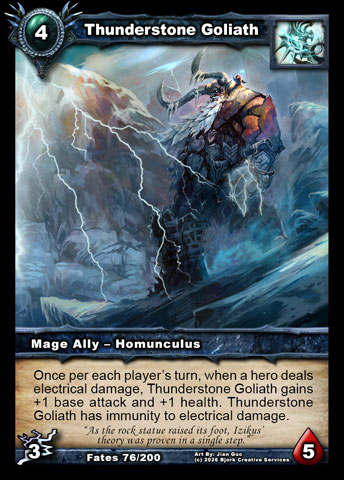 Thunderstone Goliath (Mage Ally - Homunculus)