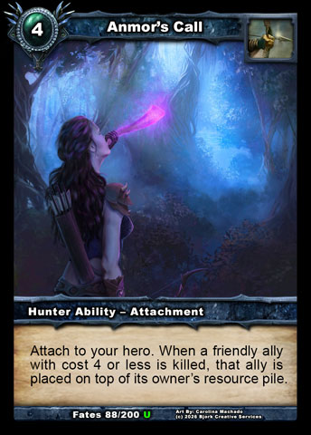 Anmor's Call (Hunter Ability - Attachment)