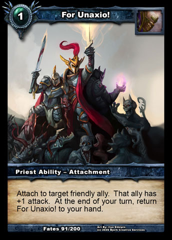 For Unaxio! (Priest Ability - Attachment)