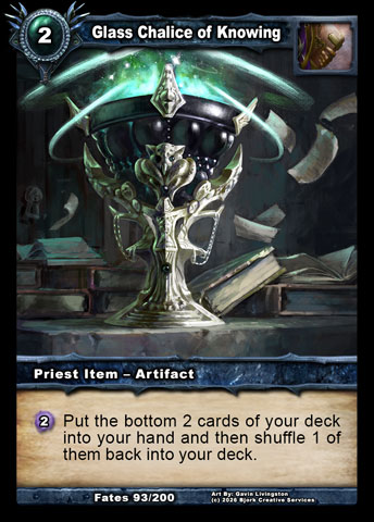 Glass Chalice of Knowing (Priest Item - Artifact)