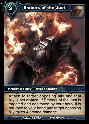 Embers of the Just (Priest Ability - Attachment)