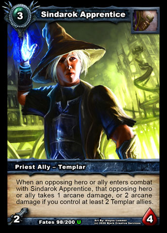 Sindarok Apprentice (Priest Ally - Templar)