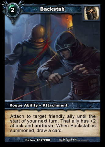 Backstab (Rogue Ability - Attachment)
