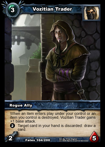 Vozitian Trader (Rogue Ally)
