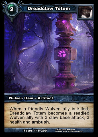Dreadclaw Totem (Wulven Item - Artifact)
