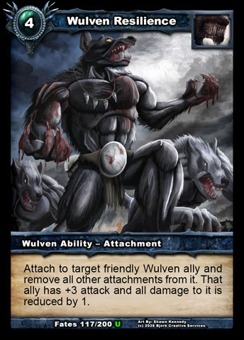 Wulven Resilience (Wulven Ability - Attachment)