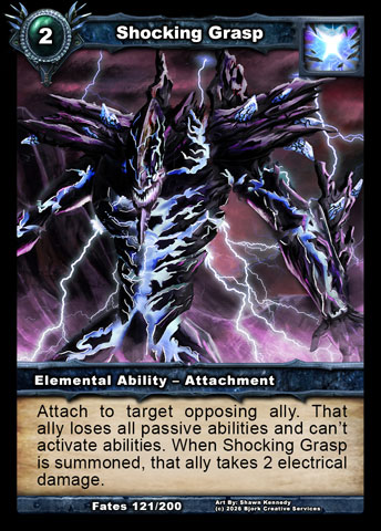 Shocking Grasp (Elemental Ability - Attachment)