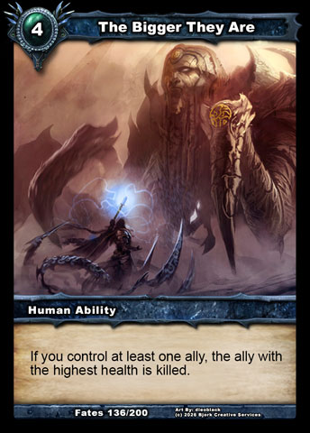 The Bigger They Are (Human Ability)