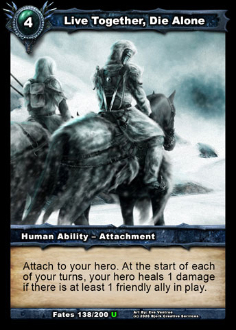 Live Together, Die Alone (Human Ability - Attachment)