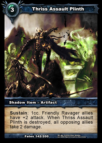 Thriss Assault Plinth (Shadow Item - Artifact)
