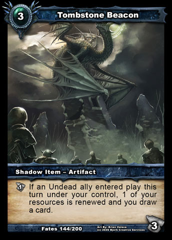 Tombstone Beacon (Shadow Item - Artifact)