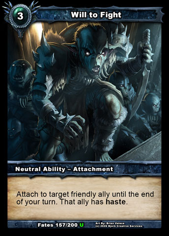 Will to Fight (Neutral Ability - Attachment)