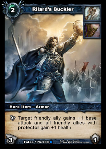 Rilard's Buckler (Warrior, Priest Item - Armor)