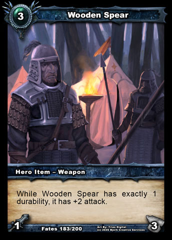 Wooden Spear (Neutral Item - Weapon)