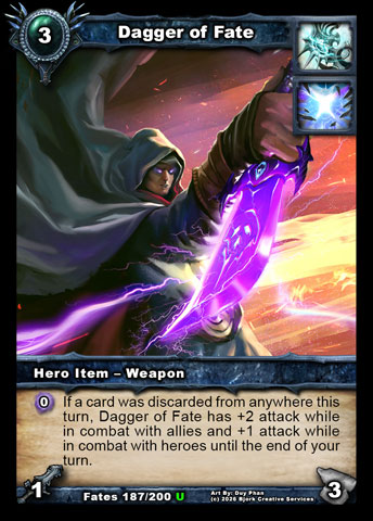 Dagger of Fate (Mage, Elemental Item - Weapon)