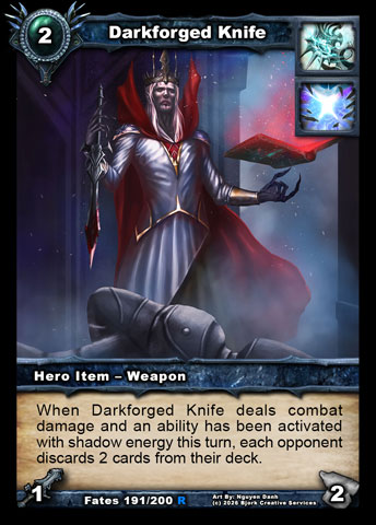 Darkforged Knife (Mage, Elemental Item - Weapon)