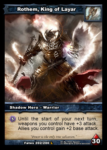 Rothem, King of Layar (Shadow Warrior Hero)